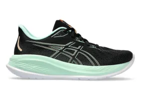 ASICS SCARPE RUNNING DONNA  1012B599 001  GEL CUMULUS 28 BLACK/MINT TINT
